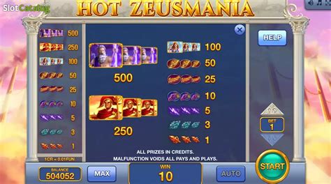 Hot Zeusmania Pull Tabs Blaze