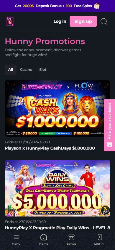 Hunnyplay Casino Mobile