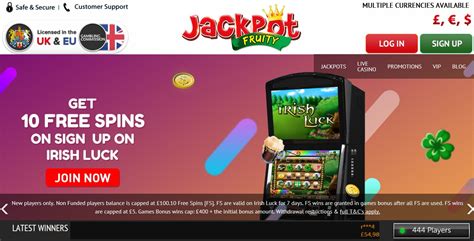 Jackpot Fruity Casino Honduras