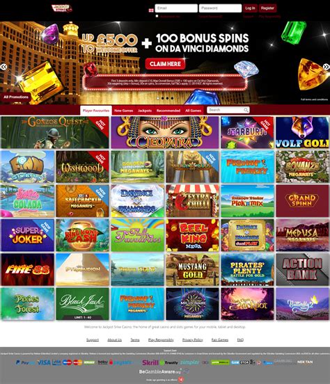 Jackpot Strike Casino Codigo Promocional