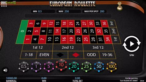 Jogar European Roulette Getta Gaming No Modo Demo