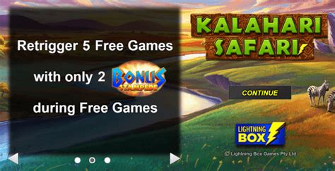 Jogar Kalahari Safari No Modo Demo