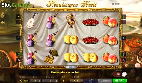 Jogar Renaissance Fruits No Modo Demo