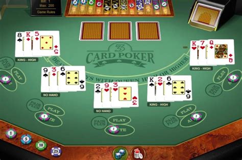 Jogar Three Card Poker 2 Com Dinheiro Real