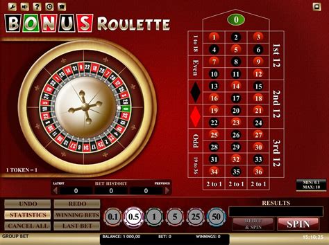 Jogue Bonus Roulette Online