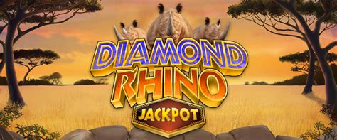 Jogue Diamond Rhino Jackpot Online