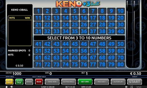 Jogue Keno 3ball Online