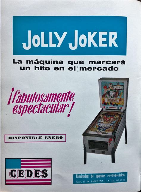 Jolly Joker Maquina De Entalhe Livre