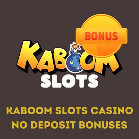 Kaboomslots Casino Bonus