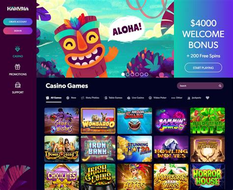 Kahuna Casino Bonus