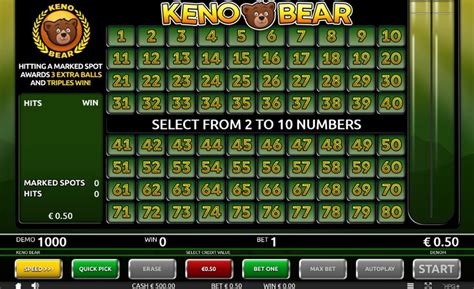 Keno Bear Bet365