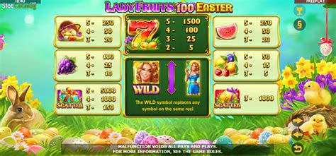 Lady Fruits 100 Easter Slot Gratis