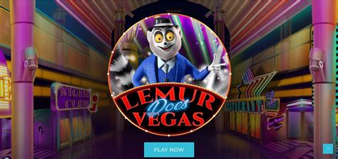 Lemur Does Vegas Leovegas