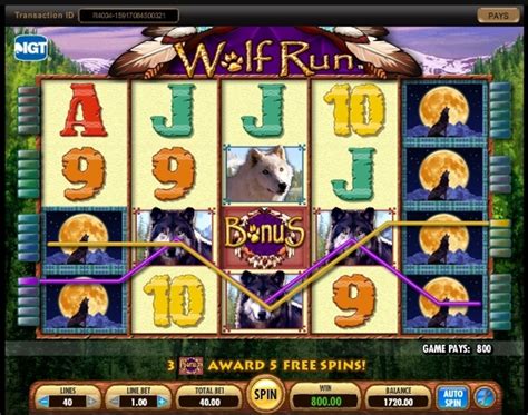 Livre De Slots De Casino De Wolf Run