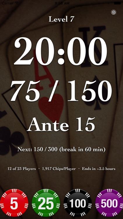 Livre Texas Holdem Cego Timer