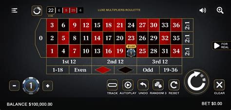 Luxe Roulette Multipliers Blaze