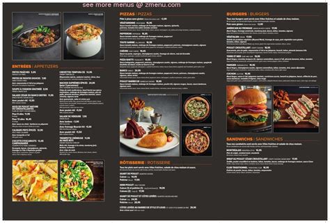 Menu De Casino Lac Leamy