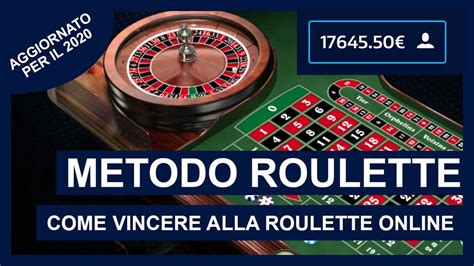 Metodi Por Vincere Alla Roleta Online