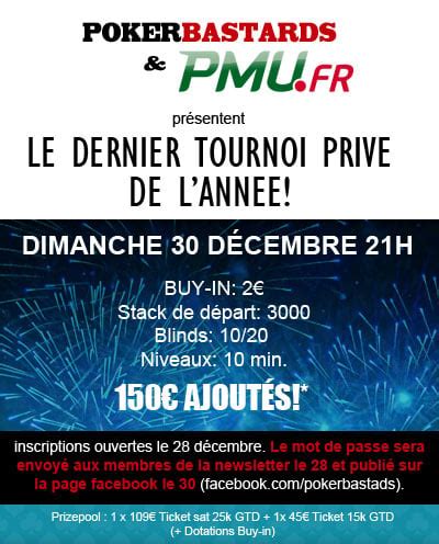 Mot De Passe Despeje Tournoi De Poker Pmu