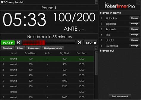 Navegador De Poker Timer