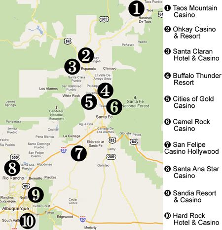 Nm Casinos Mapa