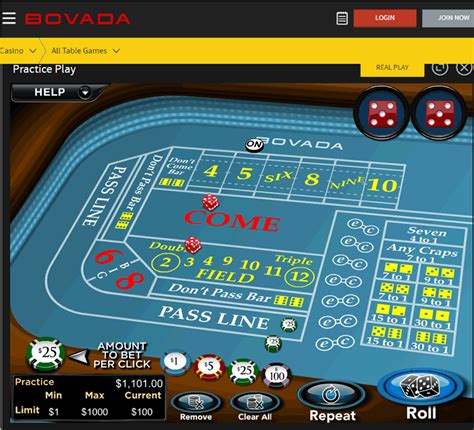 O Bovada Craps Gratis