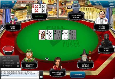 O Full Tilt Poker De Dinheiro Falso