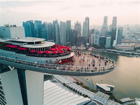O Marina Bay Sands Casino Em Singapura Imagens