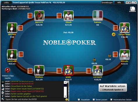 O Noble Poker Revisao
