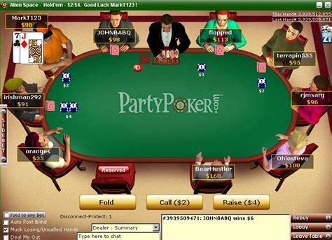 O Party Poker Punktesystem