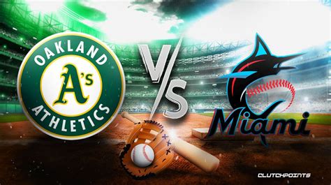 Oakland Athletics vs Miami Marlins pronostico MLB