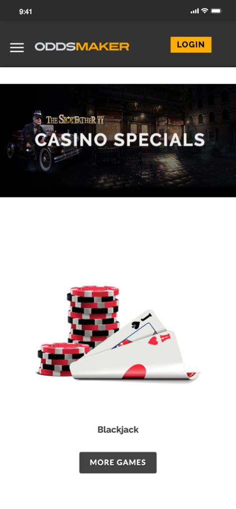 Oddsmaker Casino App