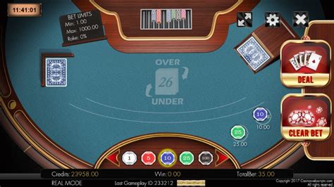 Over Or Under 26 4card Joker Bodog