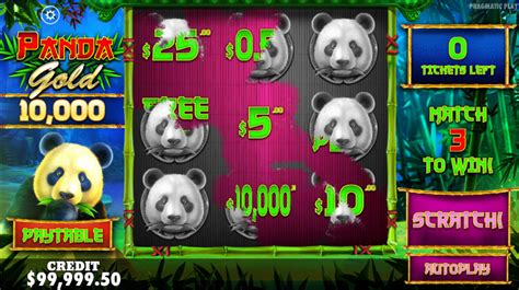 Panda Gold Scratchcard Slot - Play Online