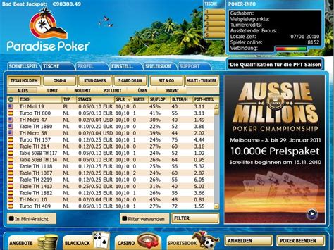 Paradise Poker Vistabet