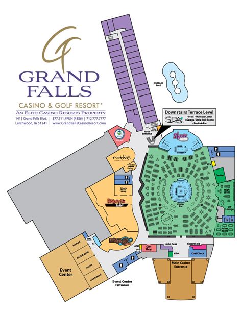 Pena Falls Casino Mapa
