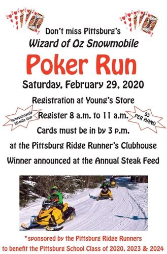 Pittsburg Nh Poker Run
