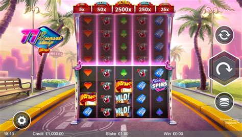 Play 77 Sunset Strip Instapot Slot