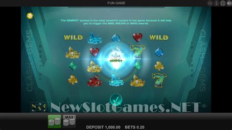 Play Clash Of Gems Slot