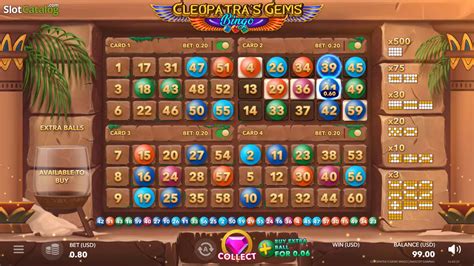 Play Cleopatra S Gems Bingo Slot
