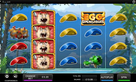 Play Eggspendables Slot