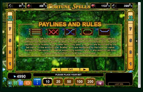 Play Fortune Spells Slot