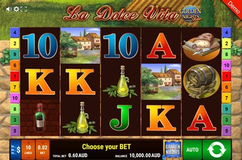 Play La Dolce Vita Golden Nights Bonus Slot