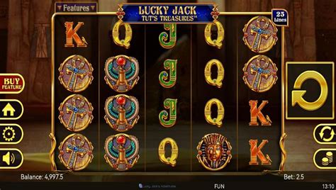 Play Lucky Jack Tut S Treasures Slot