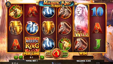 Play Majestic King Sunset Slot