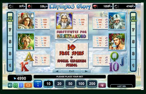 Play Olympus Glory Slot