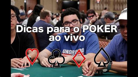 Poker Ao Vivo Em Locais De Treino