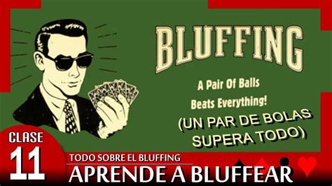 Poker Como Dizer Para Um Bluff