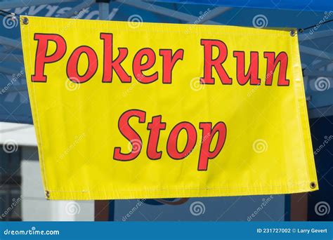 Poker Run Stop Folhas