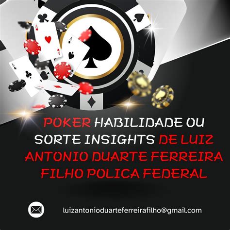 Poker Sorte Vs Habilidade Infografico